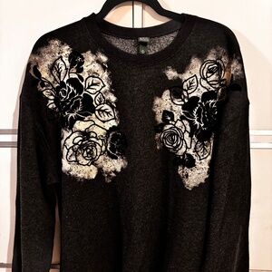 Wild Fable Women’s Sweatshirt Black Xl Pullover